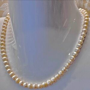 Classic Cream Pearl Necklace